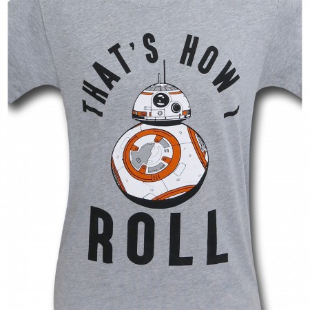 Star Wars Force Awakens BB-8 Roll T-Shirt