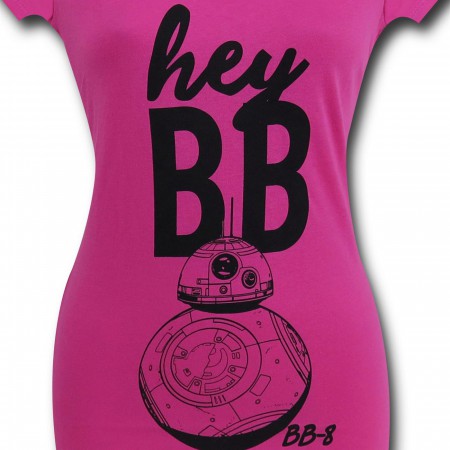 Star Wars Force Awakens Hey BB-8 Women's T-Shirt