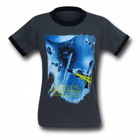 Star Wars TIE Fighter Ringer T-Shirt