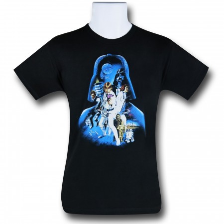 Star Wars Poster Vader Silhouette T-Shirt