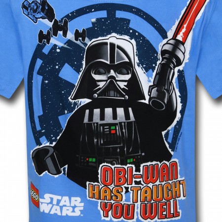 Star Wars Lego Vader Threat Kids T-Shirt