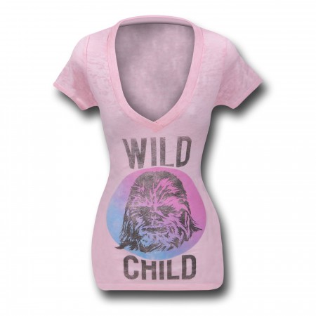 Star Wars Wild Child Women's Burnout T-Shirt
