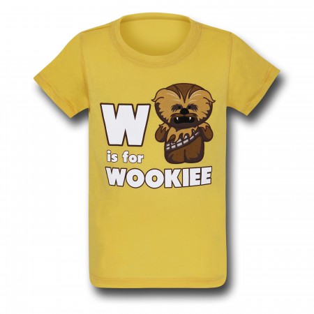 Star Wars W Is For Wookiee Kids T-Shirt