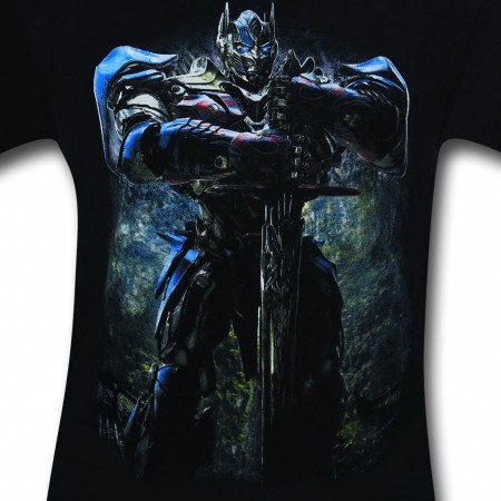 Transformers 4 Optimus Prime With Sword T-Shirt
