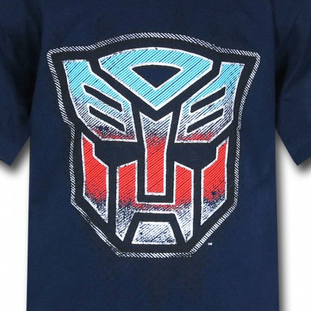 Transformers Autobot Rolled Out Symbol Kids T-Shirt