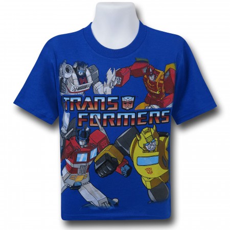 Transformers Collage Kids T-Shirt