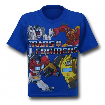 Transformers Collage Kids T-Shirt