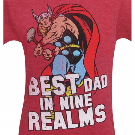 Thor Best Dad In Nine Realms Men's T-Shirt