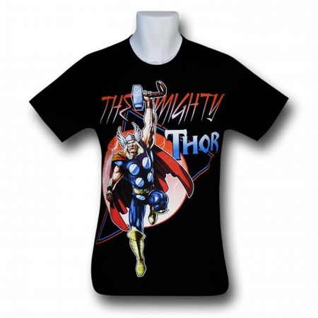 Thor The Mighty Circle Leap T-Shirt