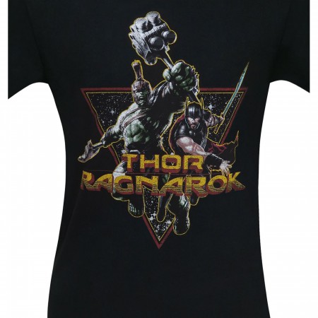 Thor Ragnarok Space Buddies Team Up Men's T-Shirt