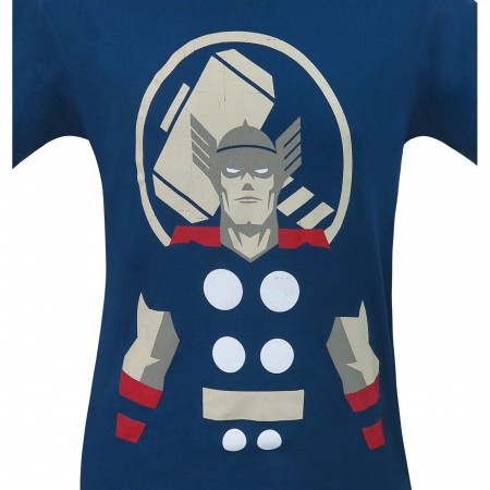 Thor and Hammer Minimalist Men's T-Shirt