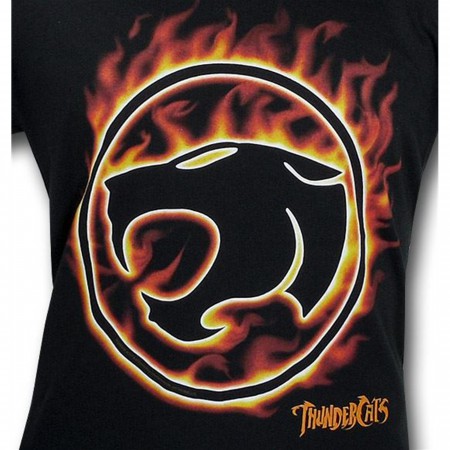 Thundercats Blazing Flames Logo T-Shirt