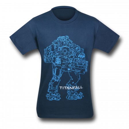 Titanfall Atlas Outline T-Shirt