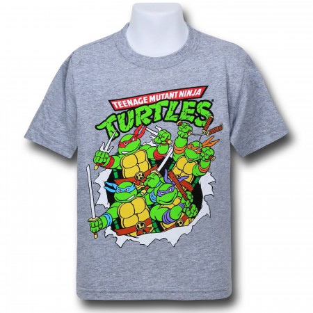 TMNT Busting Out Kids T-Shirt