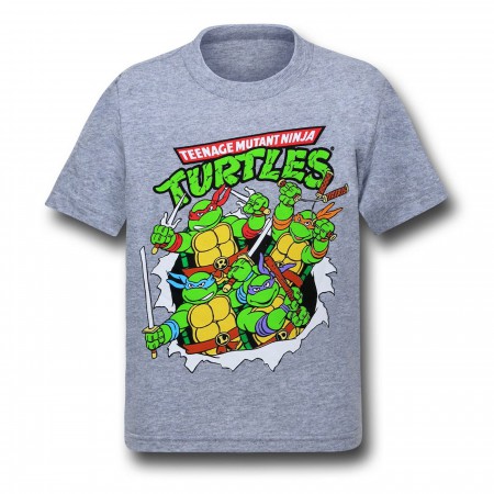 TMNT Busting Out Kids T-Shirt