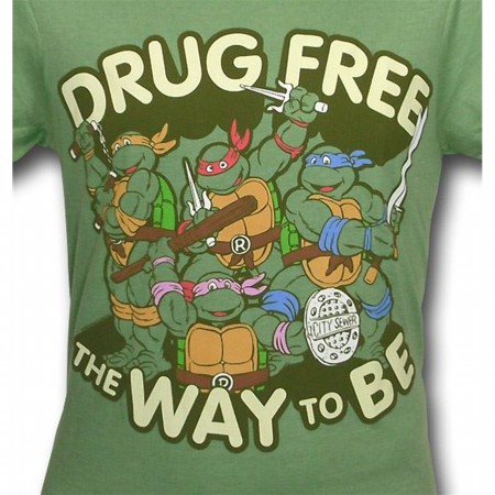 TMNT Drug Free (30 Single) T-Shirt