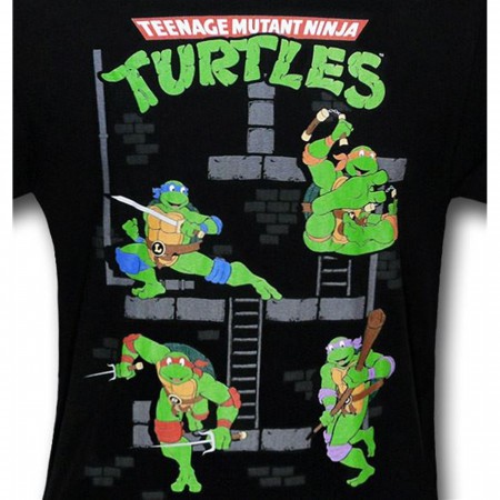 TMNT Turtles in a Half Shell 30 Single T-Shirt