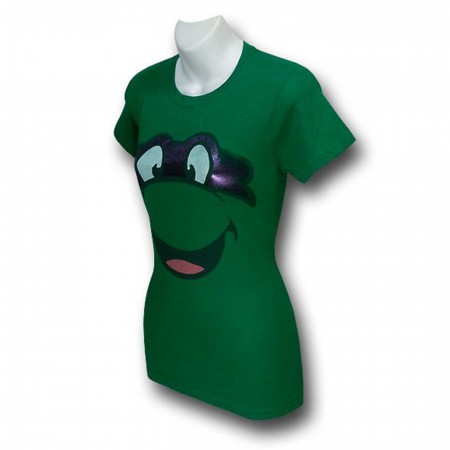 TMNT Donatello Face Junior Womens T-Shirt