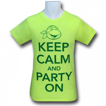 TMNT Keep Calm and Party On T-Shirt