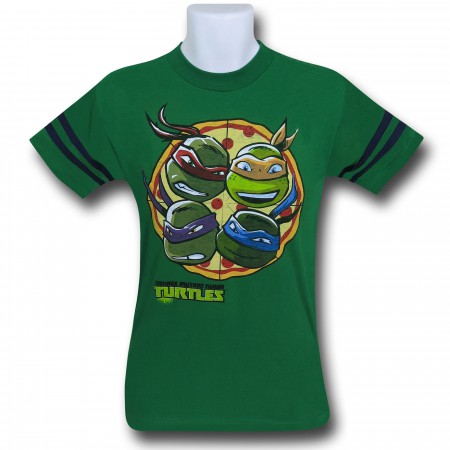 TMNT Pizza Heads Kids Athletic T-Shirt