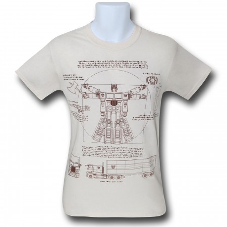 Transformers Vitruvian Prime 30 Single T-Shirt
