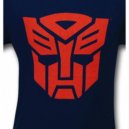 Transformers Red Autobot Symbol On Navy