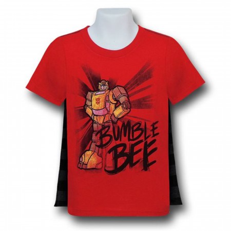 Transformers Bumblebee Kids Caped T-Shirt