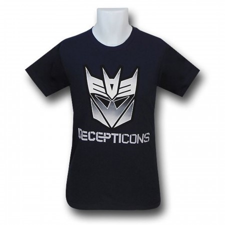 Transformers Decepticons 30 Single Navy T-Shirt