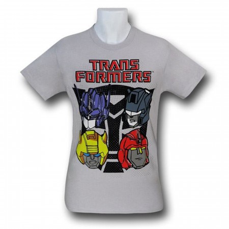 Transformers Heads and Autobot Symbol T-Shirt
