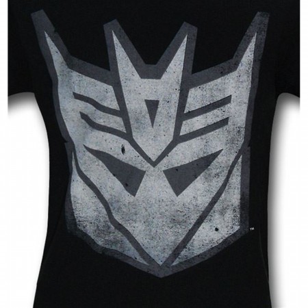 Transformers Grey Decepticon Symbol T-Shirt