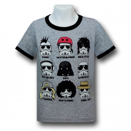 Star Wars Kids Silly Trooper Ringer T-Shirt