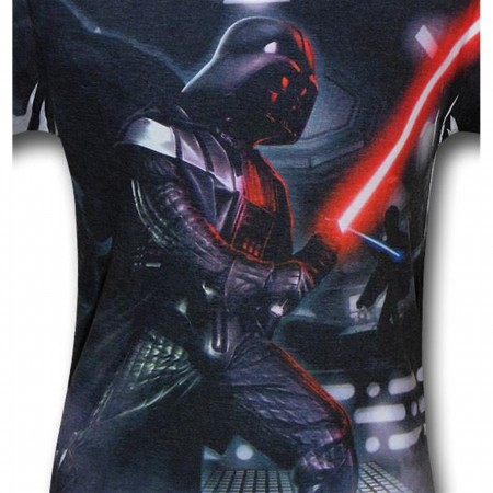 Star Wars Vader Saber Battle Sublimated T-Shirt