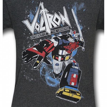Voltron Distressed Car Attack T-Shirt