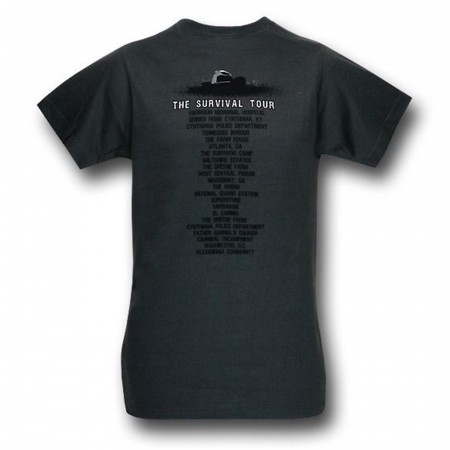 Walking Dead Survival Tour 30 Single T-Shirt