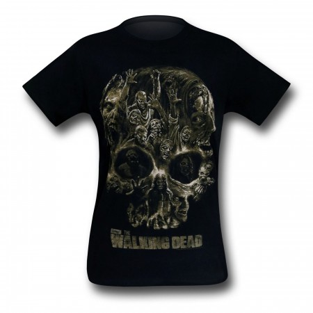 Walking Dead Skull Images T-Shirt