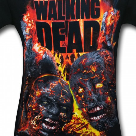 Walking Dead Zombie Conflagration T-Shirt