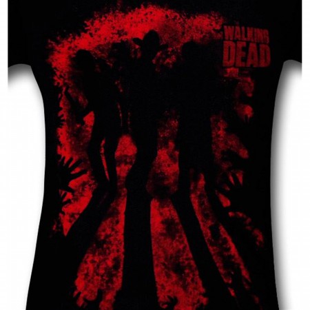 Walking Dead Armed Silhouettes T-Shirt