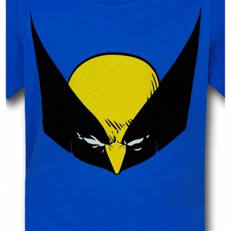 Wolverine Mask NYC Kids Blue 30 Single T-Shirt