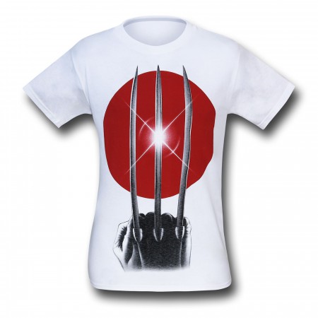 Wolverine Rising Claw White T-Shirt