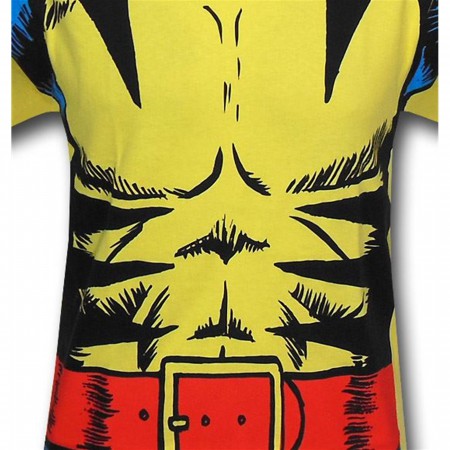 Wolverine Retro Muscle Costume T-Shirt