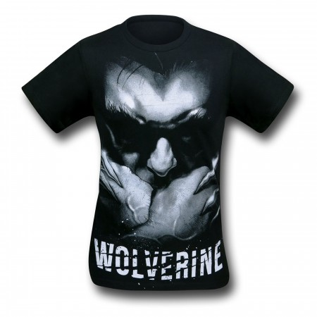 Wolverine Head Down Black T-Shirt