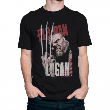 Wolverine Old Man Logan Claws Men's T-Shirt