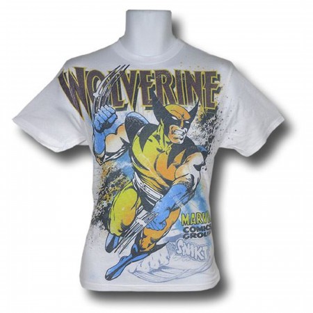 Wolverine Snikt White Sublimated T-Shirt