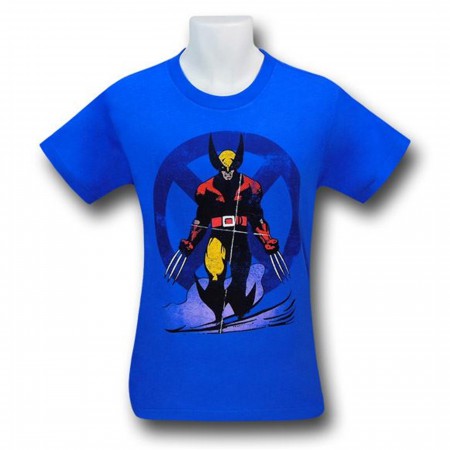 Wolverine and X Kids Blue T-Shirt