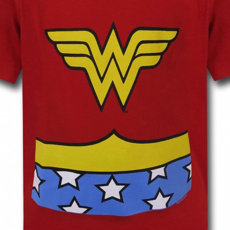 Wonder Woman Classic Costume Kids T-Shirt