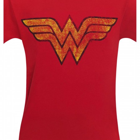 Wonder Woman Distressed Symbol Men's T-Shirt
