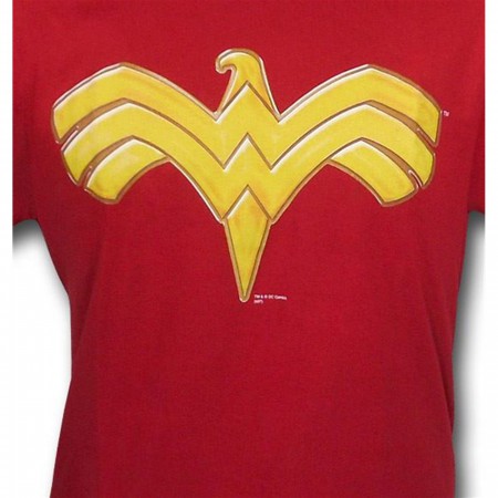 Wonder Woman Eagle Symbol Mens T-Shirt