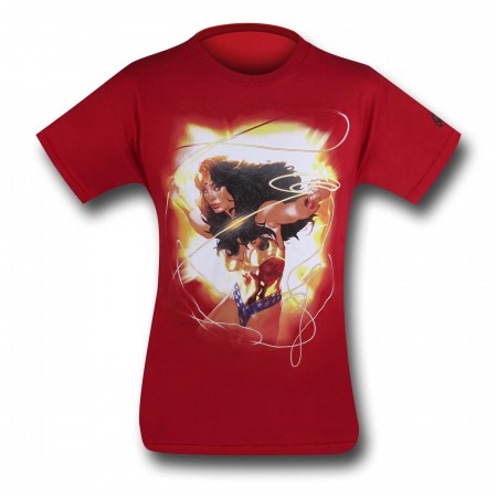 Wonder Woman Golden Lasso by Adam Hughes T-Shirt