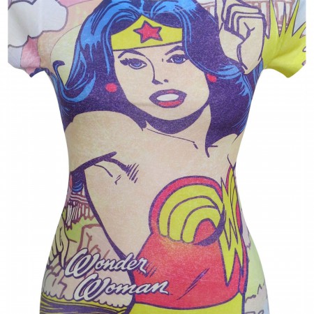 Wonder Woman Hometown Girl Sublimated Women's T-Shirt