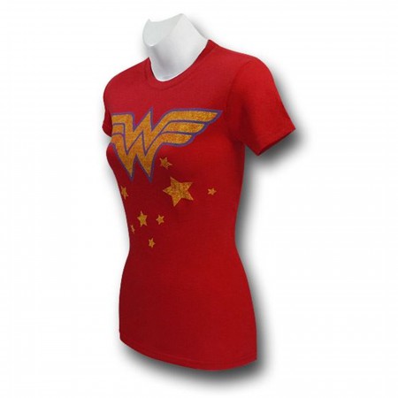 Wonder Woman Jr Women Symbol Stars T-Shirt